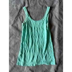 SO Authentic American Heritage Perfect Tank Mint Green Pointelle Knit Top Medium